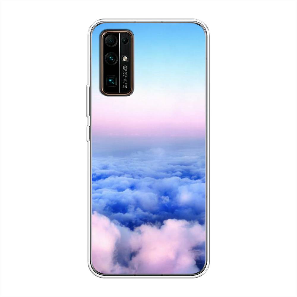 

Чехол Awog на Honor 30 "Облака", Голубой;розовый, 612150-4
