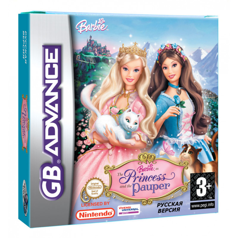 

Игровой картридж Barbie the Princess and Pauper (рус) BS322, BS322