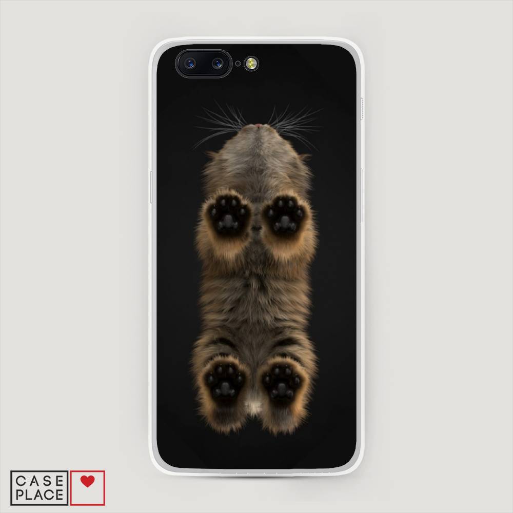 

Чехол Awog на OnePlus 5 / ВанПлас 5 "Кошачьи лапки", Черный, 150250-1