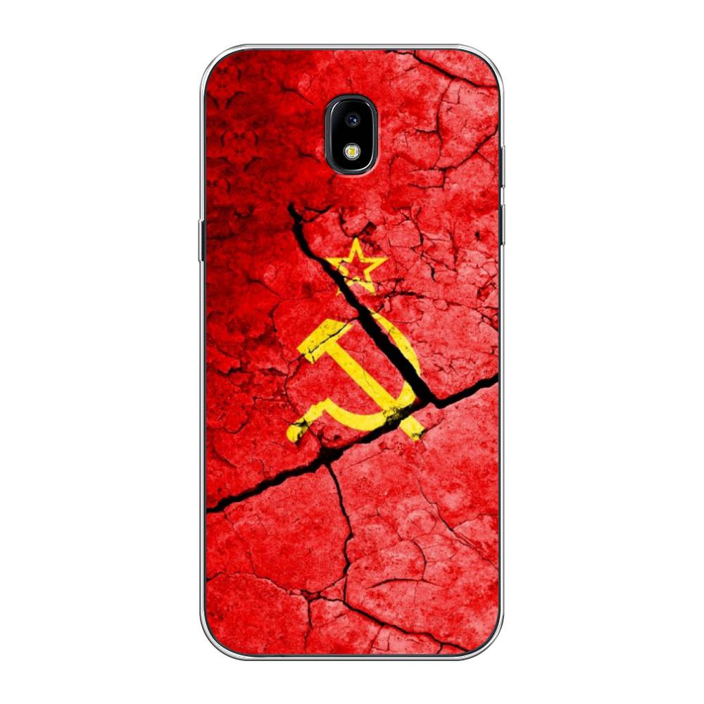

Чехол Awog на Samsung Galaxy J5 2017 / Самсунг J5 2017 "СССР", Красный;черный;желтый, 22850-5