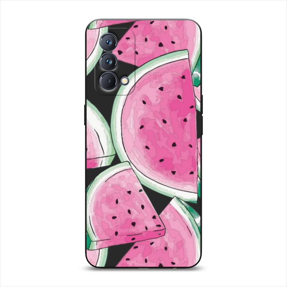 

Чехол Awog 2510452-1 для Realme GT Master Edition "Акварельные арбузы", Зеленый;белый;розовый, 2510452-1