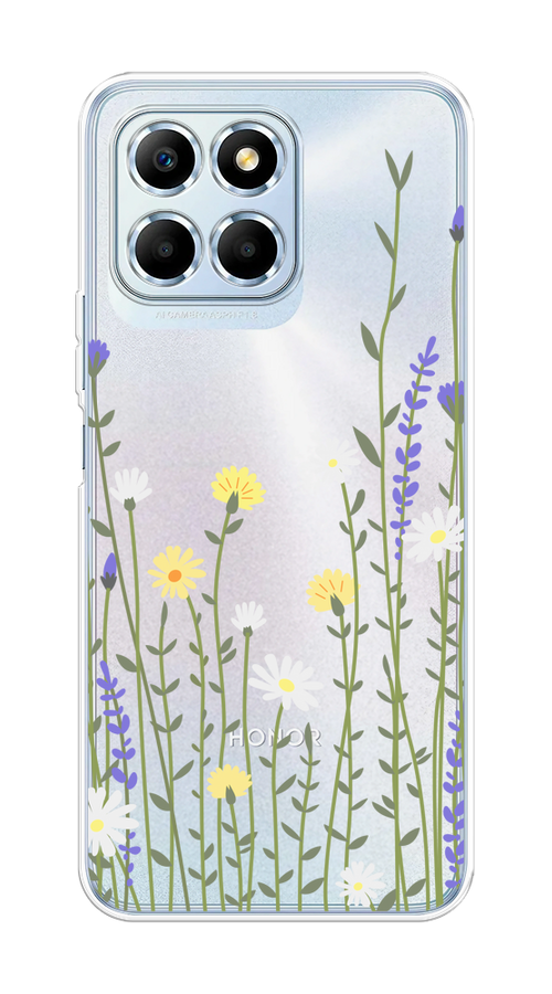 

Чехол на Honor X6/X6s "Ромашка и лаванда", Зеленый;желтый;прозрачный, 6120250-1