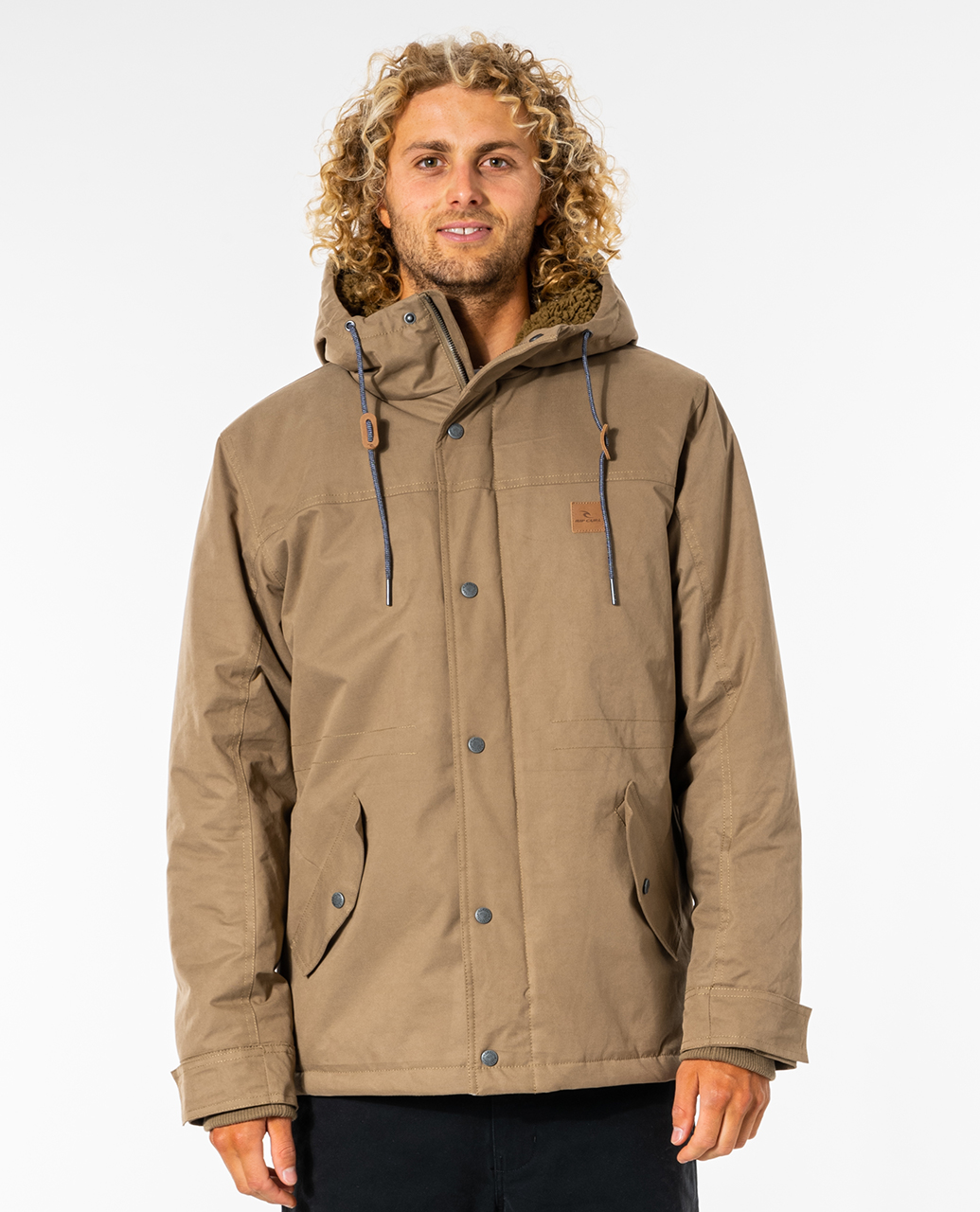

Куртка мужская Rip Curl коричневая, Коричневый, ANTI SERIES EXIT JACKET