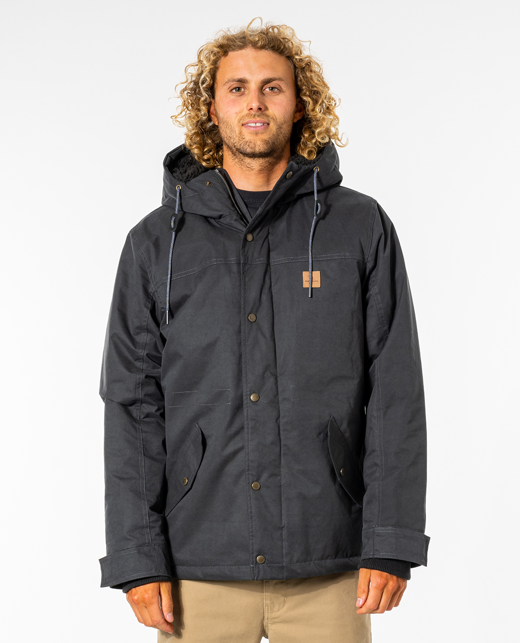 

Куртка мужская Rip Curl черная, Черный, ANTI SERIES EXIT JACKET