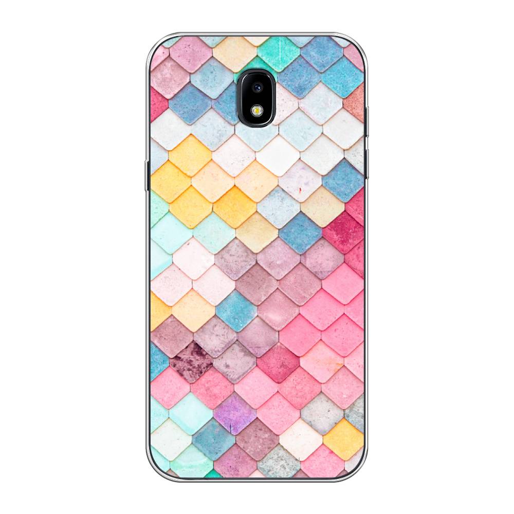 

Чехол Awog на Samsung Galaxy J5 2017 / Самсунг J5 2017 "Нежные ромбики", Красный, 22850-4