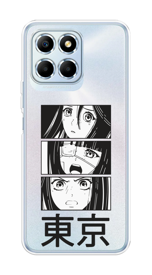 

Чехол на Huawei Honor X6/X6s "Tokyo girls", Белый;черный;прозрачный, 6120250-1