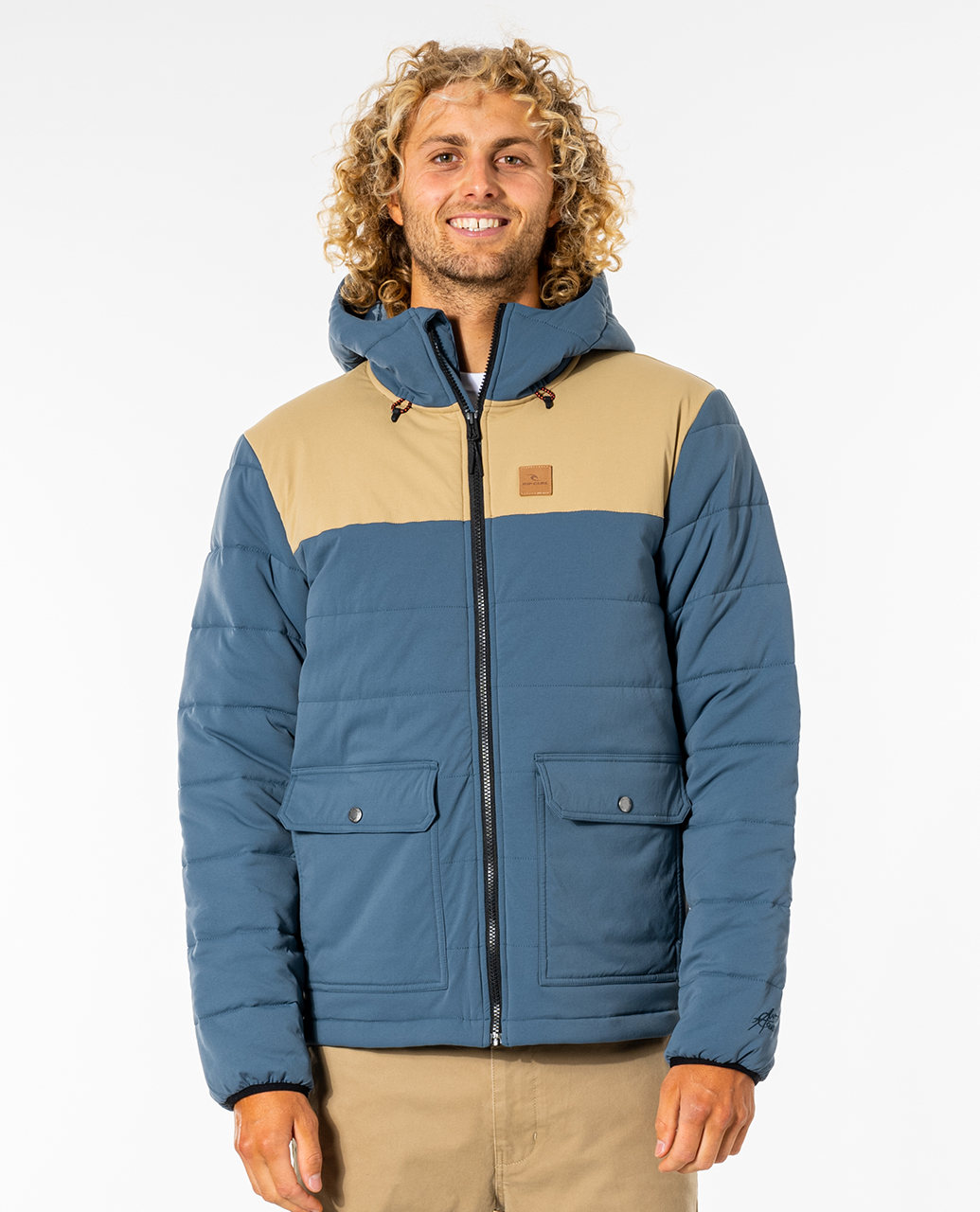 

Куртка мужская Rip Curl голубая, Голубой, ANTI SERIES RIDGE JACKET