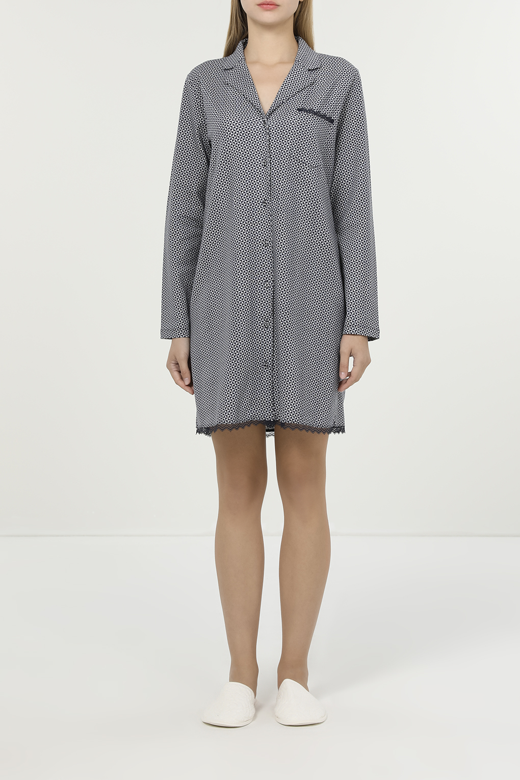 

Платье домашнее женское Esprit 992ER1Y315 синее 44, Синий, 992ER1Y315