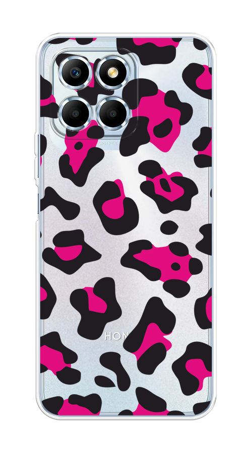 

Чехол на Huawei Honor X6/X6s "Pink cow spots", Черный;розовый, 6120250-1