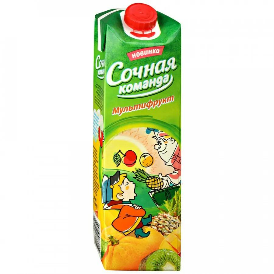 

Нектар Сочная команда Мультифрукт 1 л