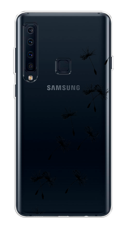 

Чехол Awog на Samsung Galaxy A9 2018 "Летящие одуванчики", Черный, 26650-8