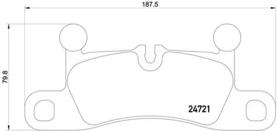 

Тормозные колодки Brembo P65027