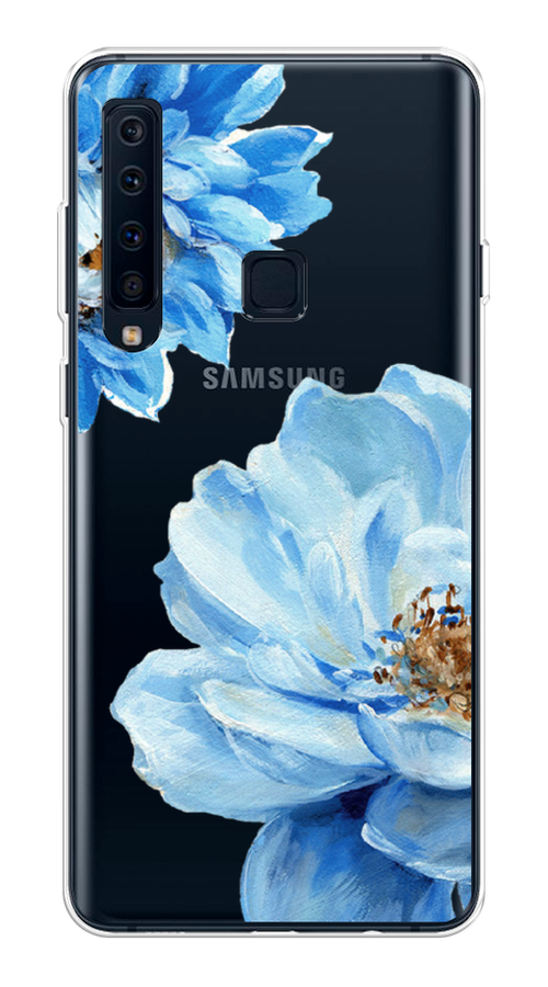 

Чехол Awog на Samsung Galaxy A9 2018 "Голубые клематисы", Голубой, 26650-8