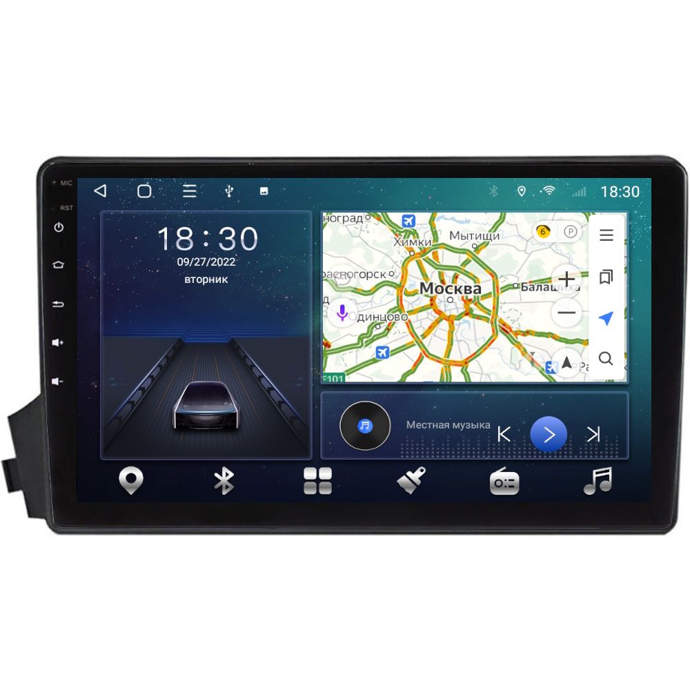 Магнитола CRS-300 SsangYong Actyon, Kyron 2005-2011 - Android 13 - 8 ядер - Carplay