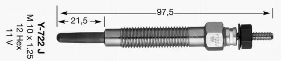 

Свеча накаливания Ngk 9974