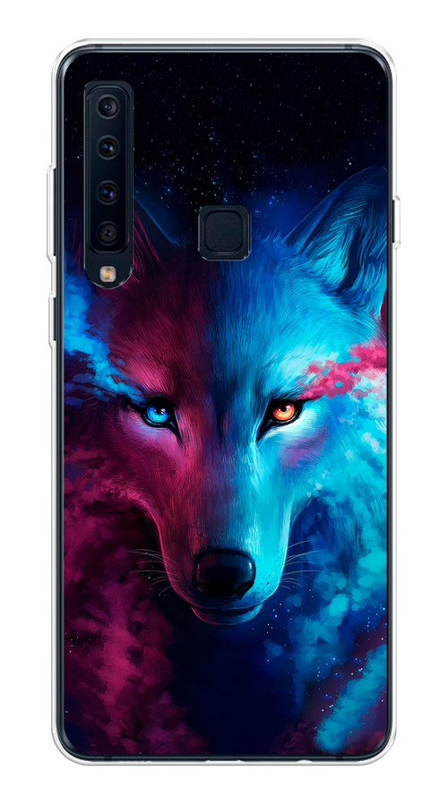

Чехол Awog на Samsung Galaxy A9 2018 "Волшебный волк", Черный;серый, 26650-1