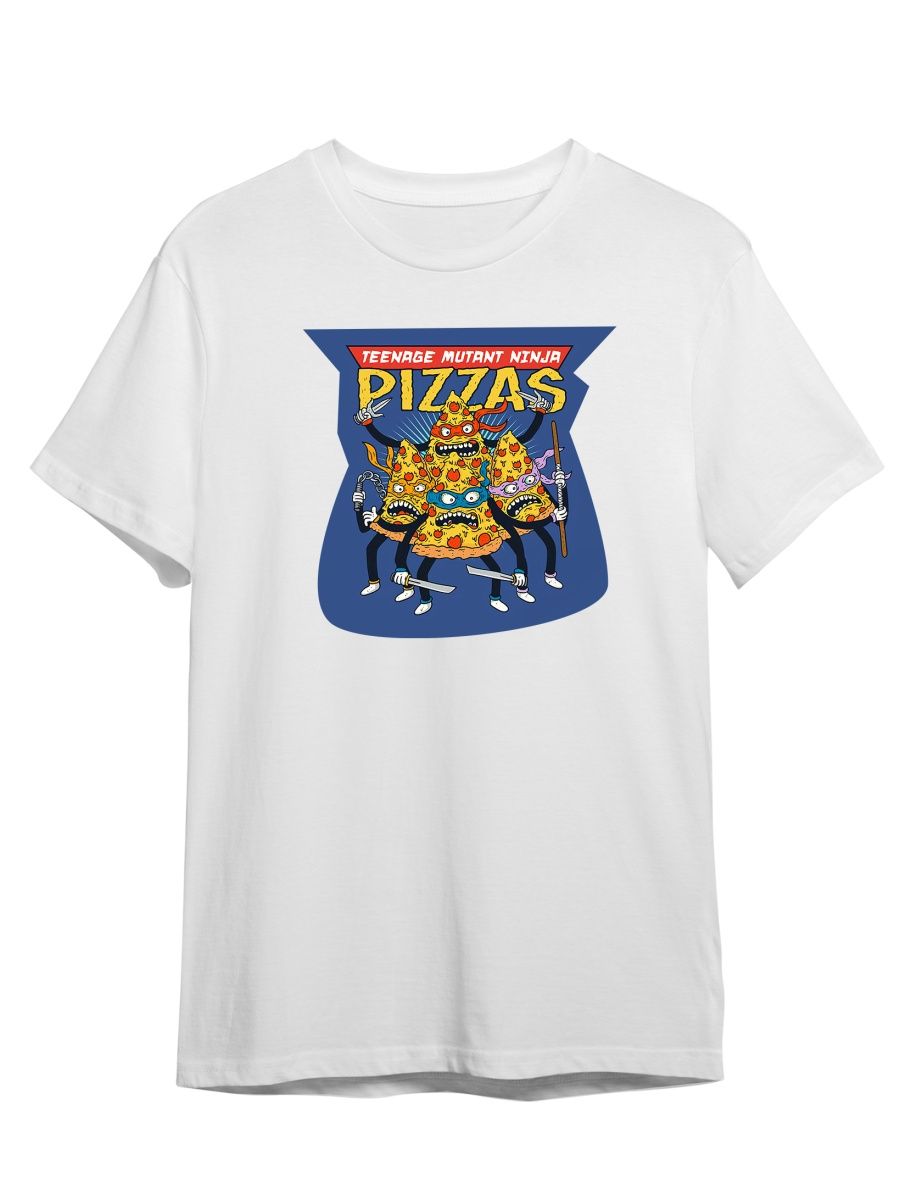 

Футболка унисекс СувенирShop Пицца/Pizza/Food 18 белая 3XL, "Пицца/Pizza/Food" 18