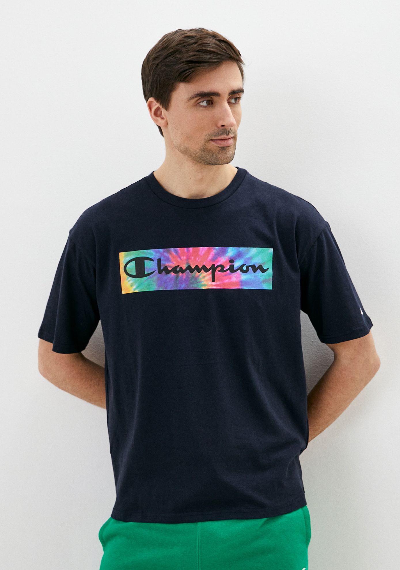 

Футболка мужская Champion 217229-BS501 синяя XL, 217229-BS501