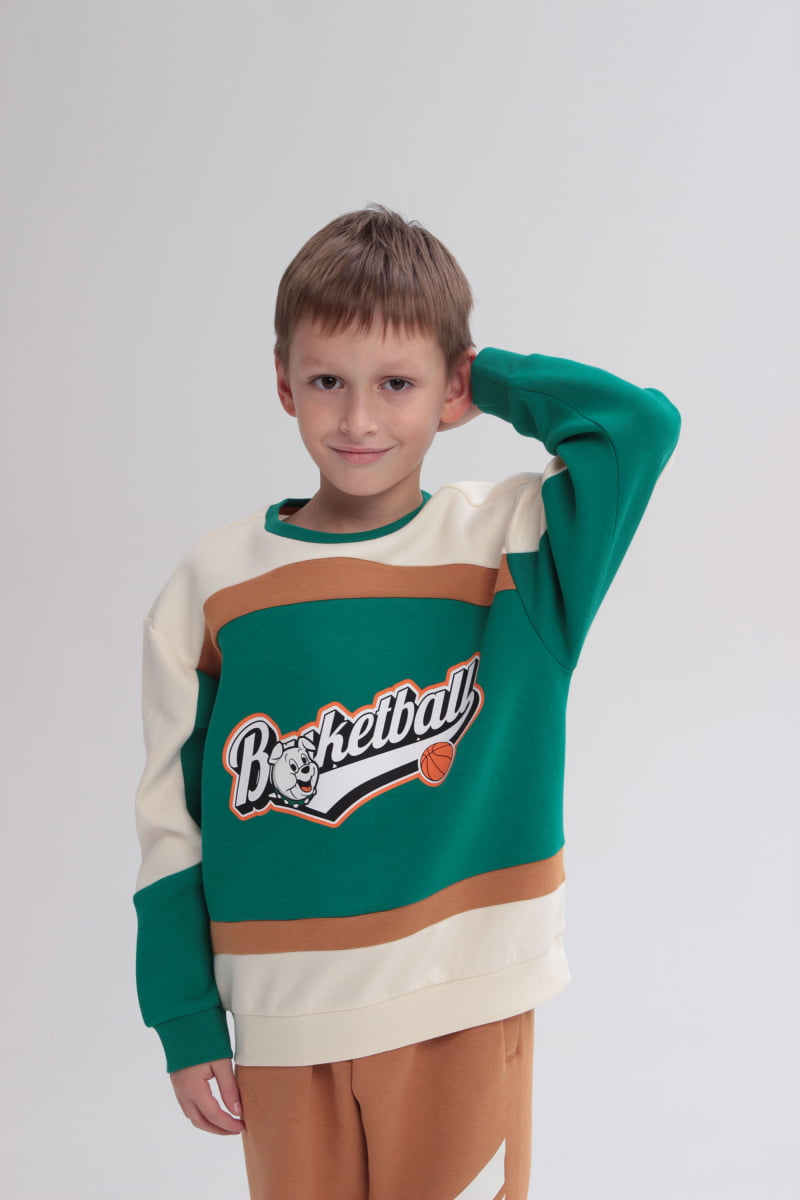 

Свитшот детский Anta Basketball, Зеленый, 110, Basketball