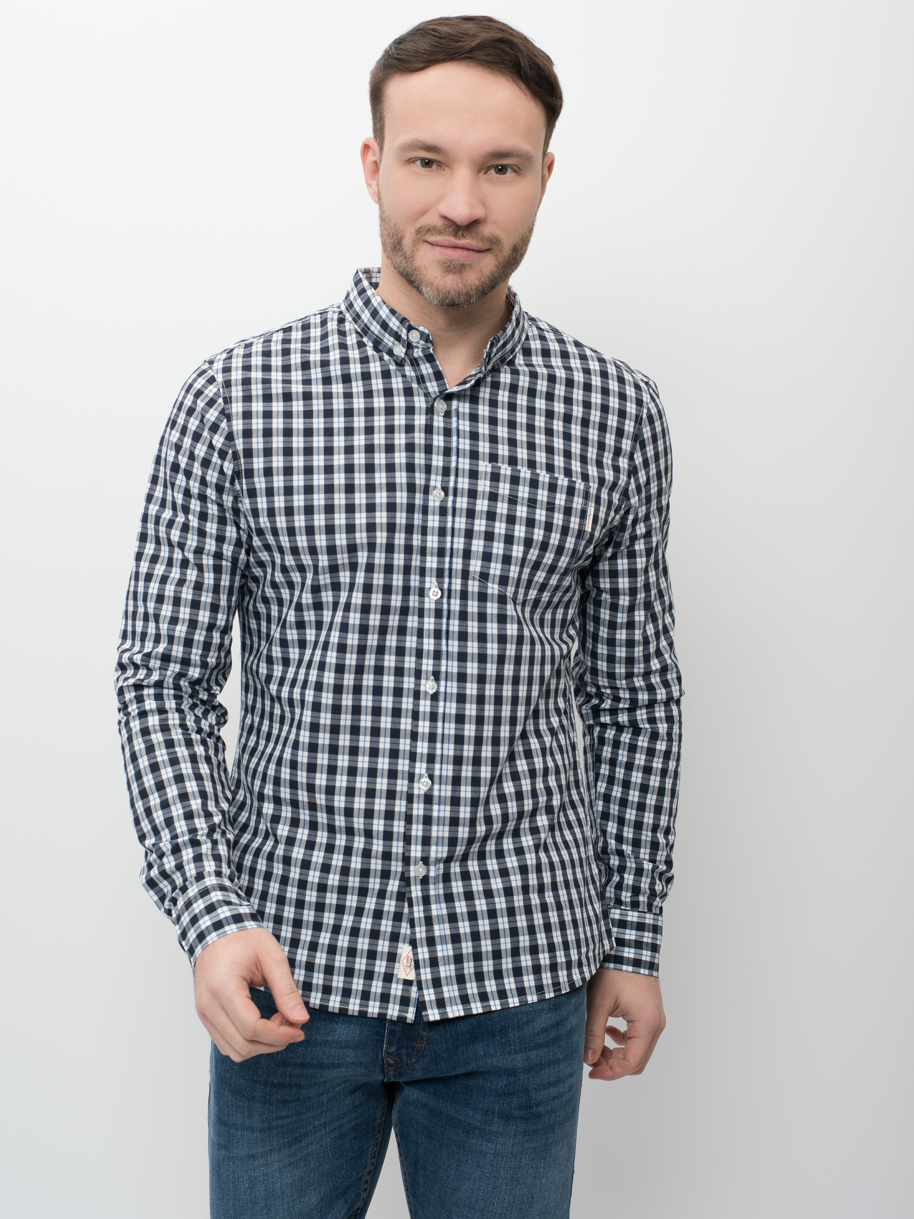 

Рубашка мужская Lee cooper MT2G120011AS2LCDKNVY-NV синяя 2XL, MT2G120011AS2LCDKNVY-NV