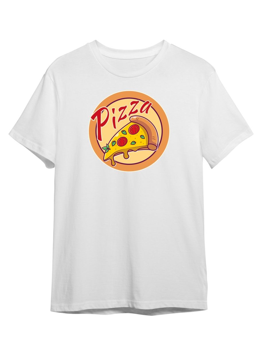 

Футболка унисекс СувенирShop Пицца/Pizza/Food 17 белая 5XL, "Пицца/Pizza/Food" 17