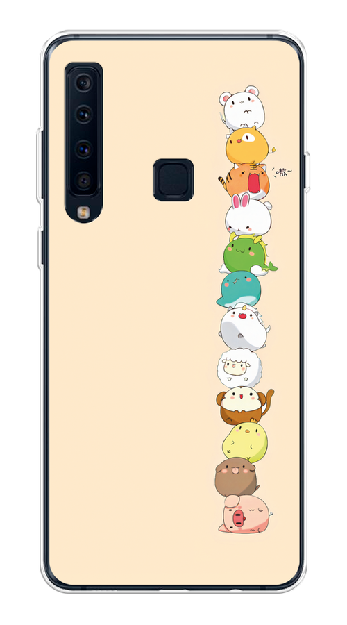 

Чехол Awog на Samsung Galaxy A9 2018 "Питомцы Чиби", Желтый, 26650-2