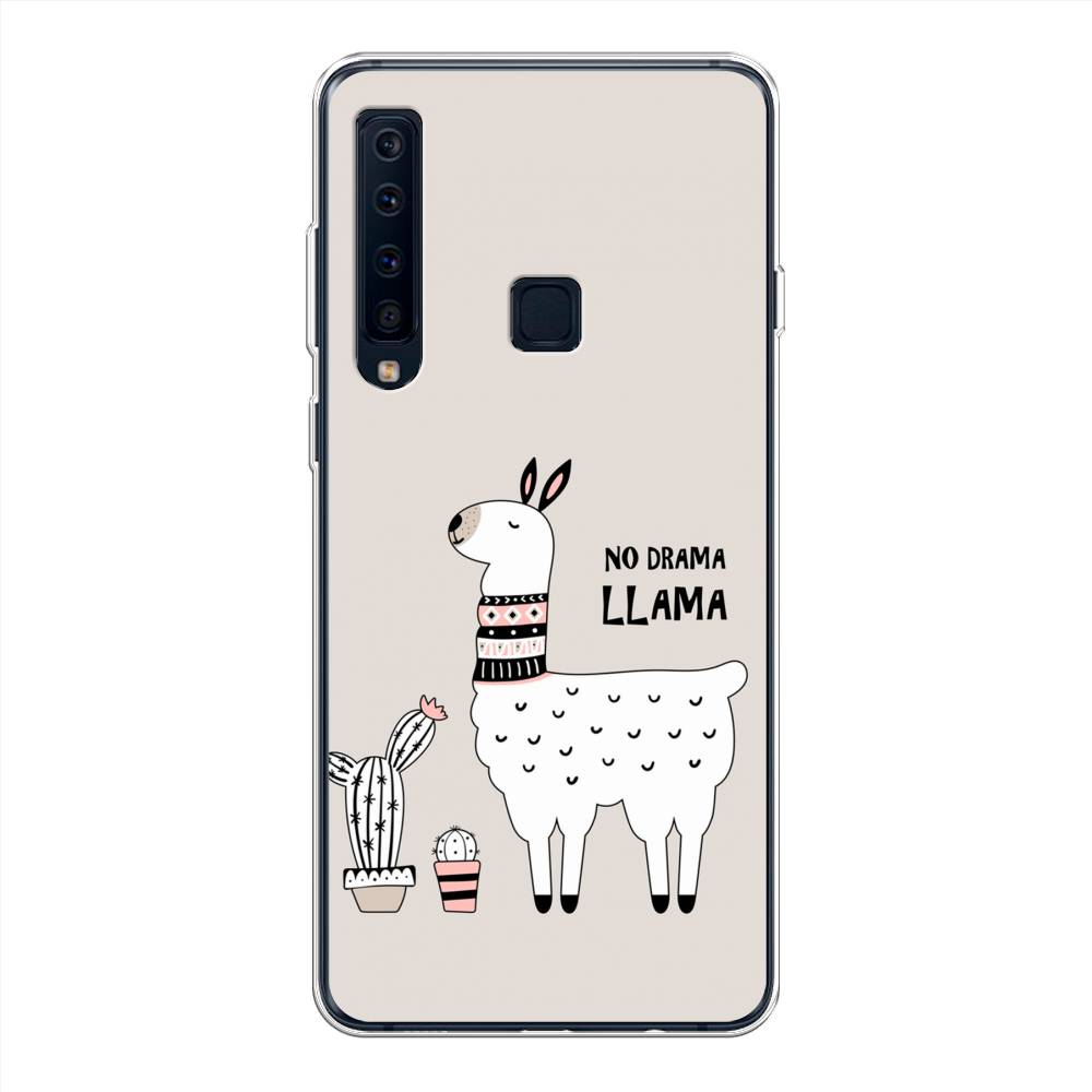 

Чехол Awog на Samsung Galaxy A9 2018 "No drama LLama", Бежевый;серый;белый, 26650-2