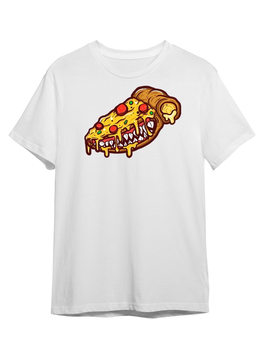 

Футболка унисекс СувенирShop Пицца/Pizza/Food 15 белая S, Белый, "Пицца/Pizza/Food" 15