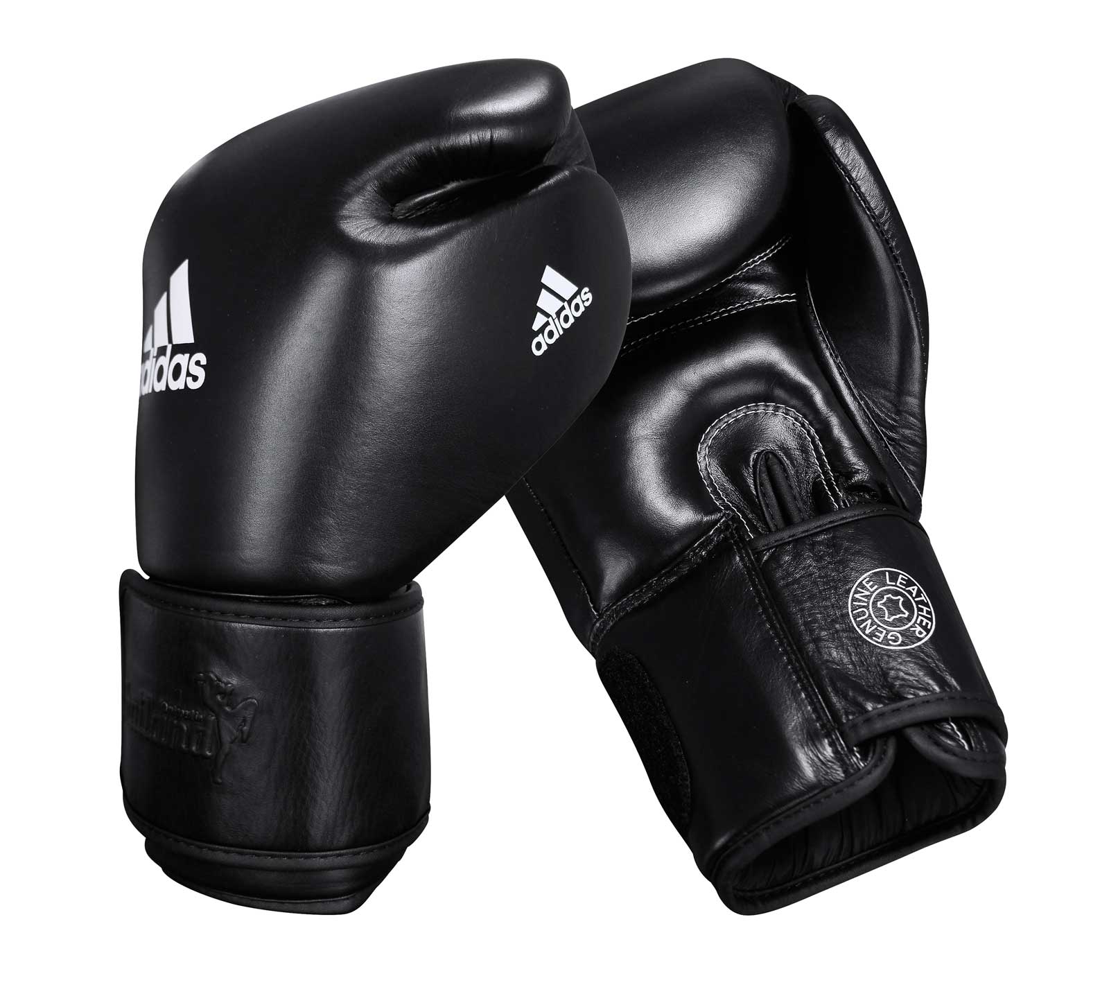 

Перчатки боксерские Muay Thai Gloves 300 черно-белые вес 14 унций, Muay Thai Gloves 300