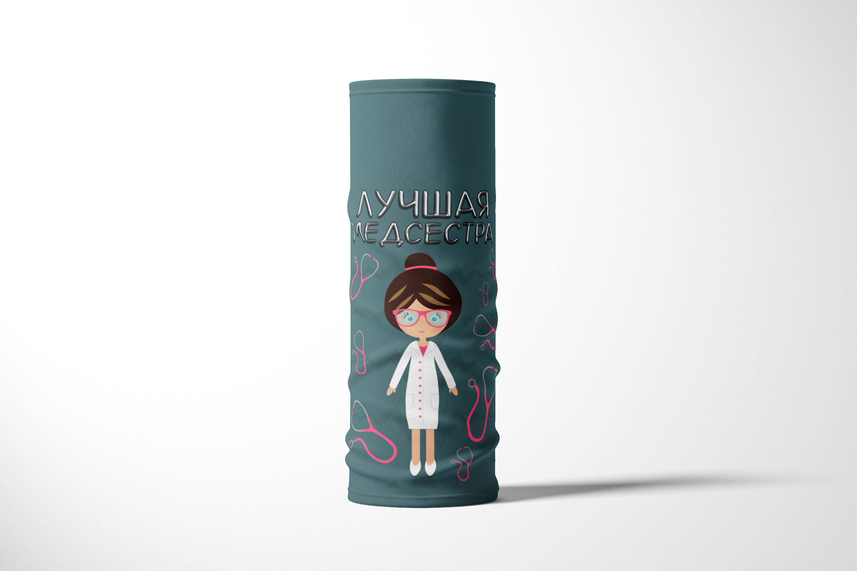 

Бандана / Бафф / Снуд-трансформер / Медицина / Лучшая медсестра, Разноцветный, BBuffVM_VM1471977