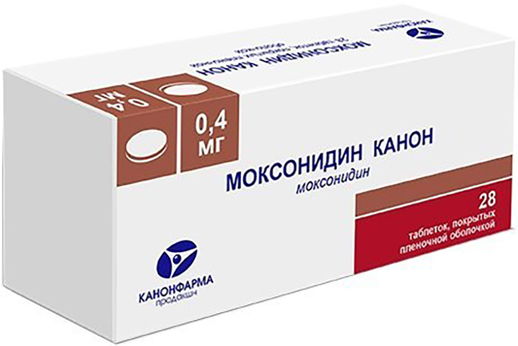 Купить Моксонидин Канон таблетки 0, 4 мг 60 шт., Канонфарма продакшн ЗАО