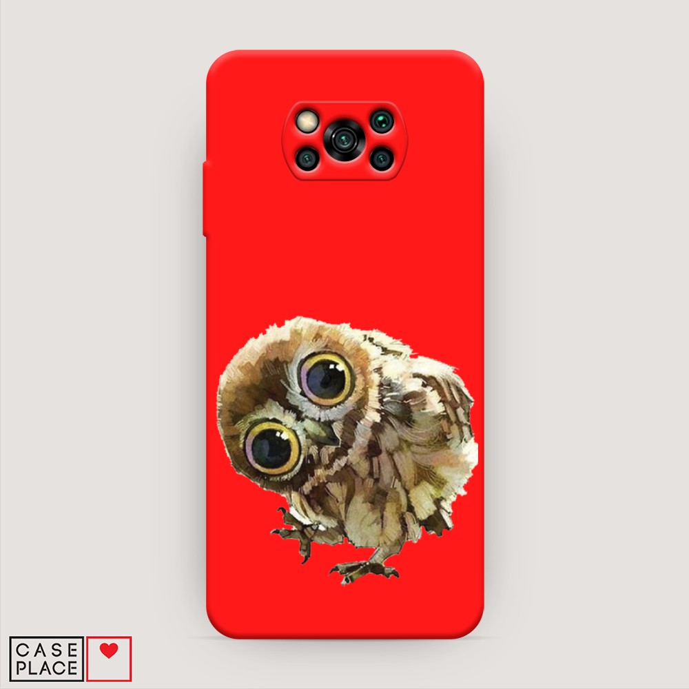 

Чехол Awog на Poco X3/X3 Pro "Любопытный совенок", Разноцветный, 310653-1