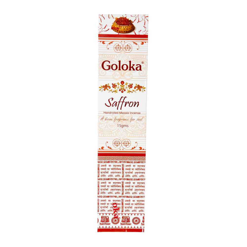 Благовоние Шафран Saffron incense sticks Goloka | Голока 15г