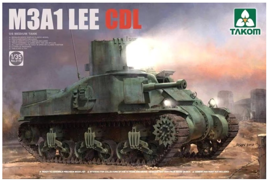 

2115 US MEDIUM TANK M3A1 LEE CDL, 4897051421306