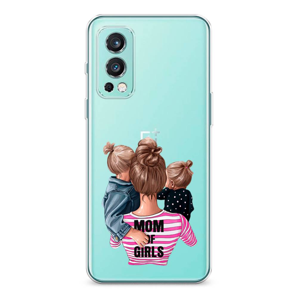 

Чехол Awog на OnePlus Nord 2 / ВанПлас Nord 2 "Mom of Girls", Синий;розовый;черный, 151750-6
