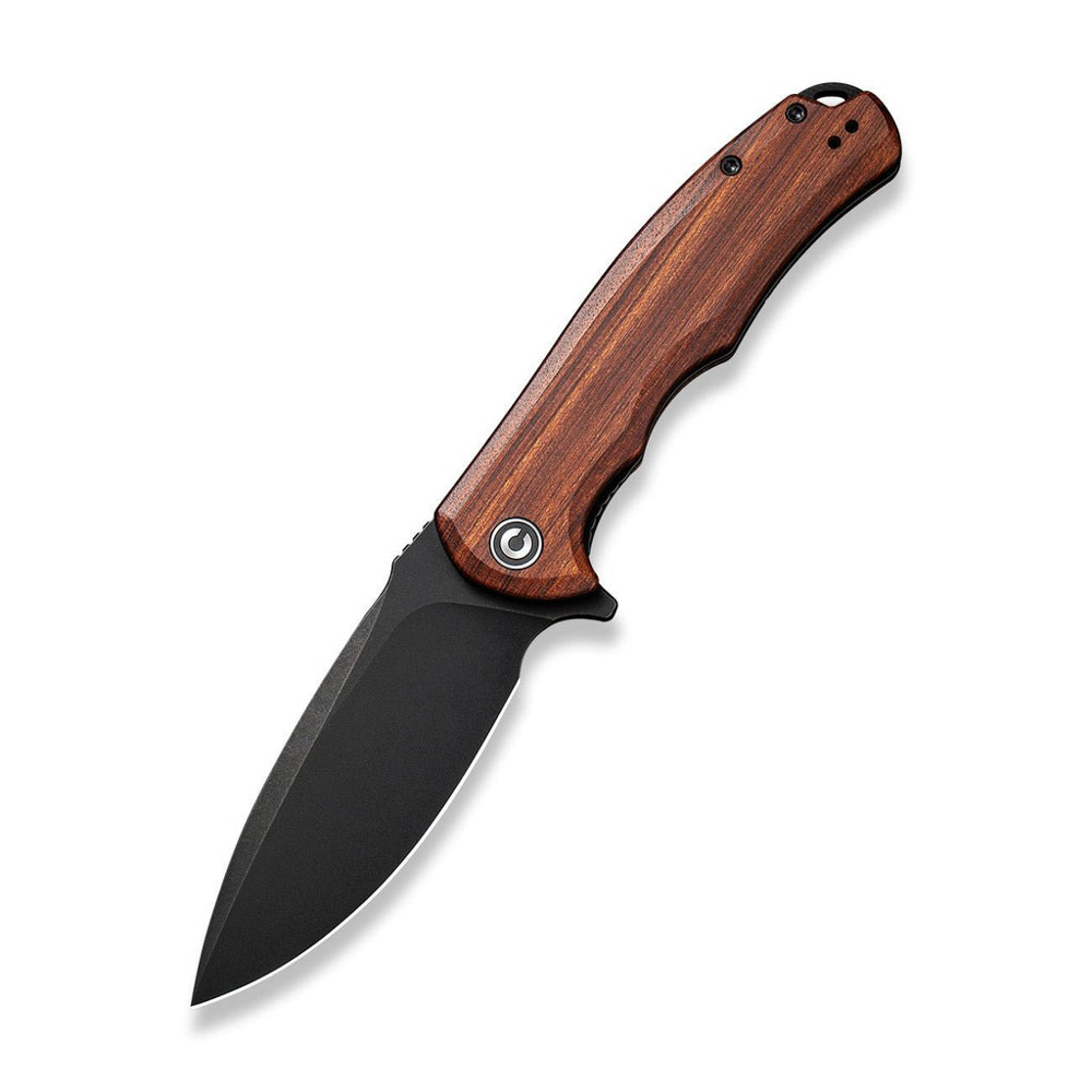 Складной нож CIVIVI Praxis 9Cr18MoV Steel Black Stonewashed Handle G10 Wood