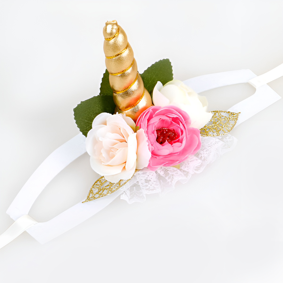 

Ободок Единорог для животных, золотой, разноцветный, раззмер M, Разноцветный;золотистый, K18-429