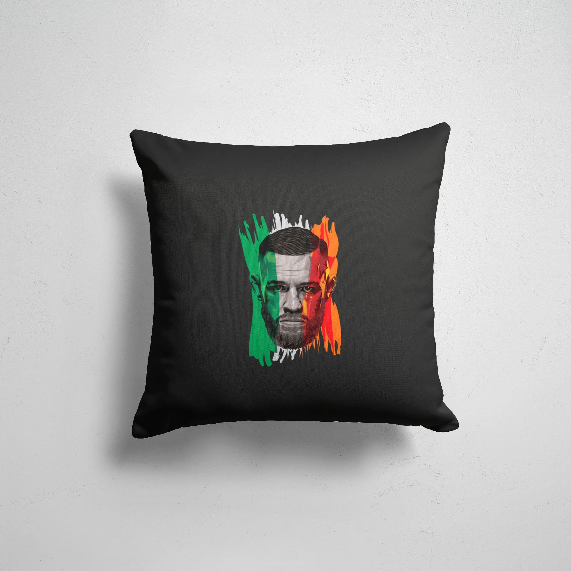 

Подушка декоративная 45х45см Боевые искусства Конор МакГрегор Conor McGregor, Разноцветный