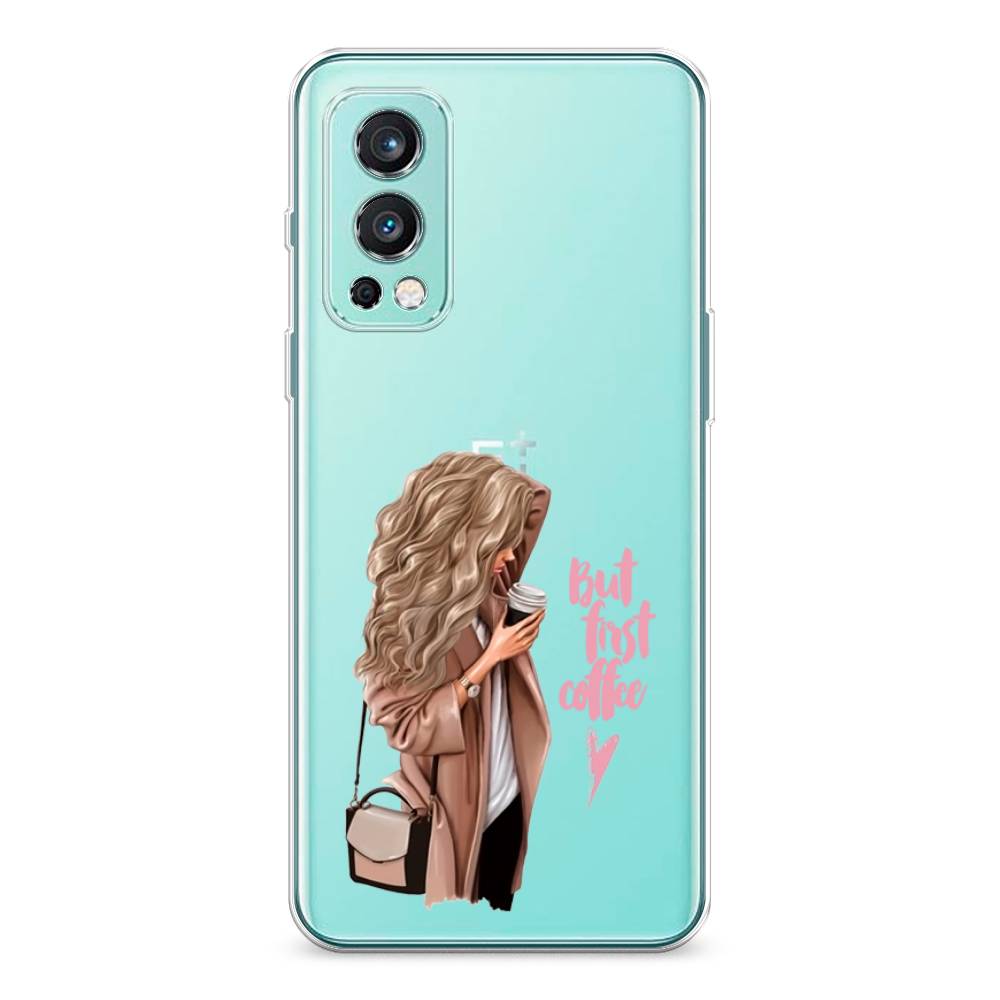 

Чехол Awog "Девушка с кофе" для OnePlus Nord 2