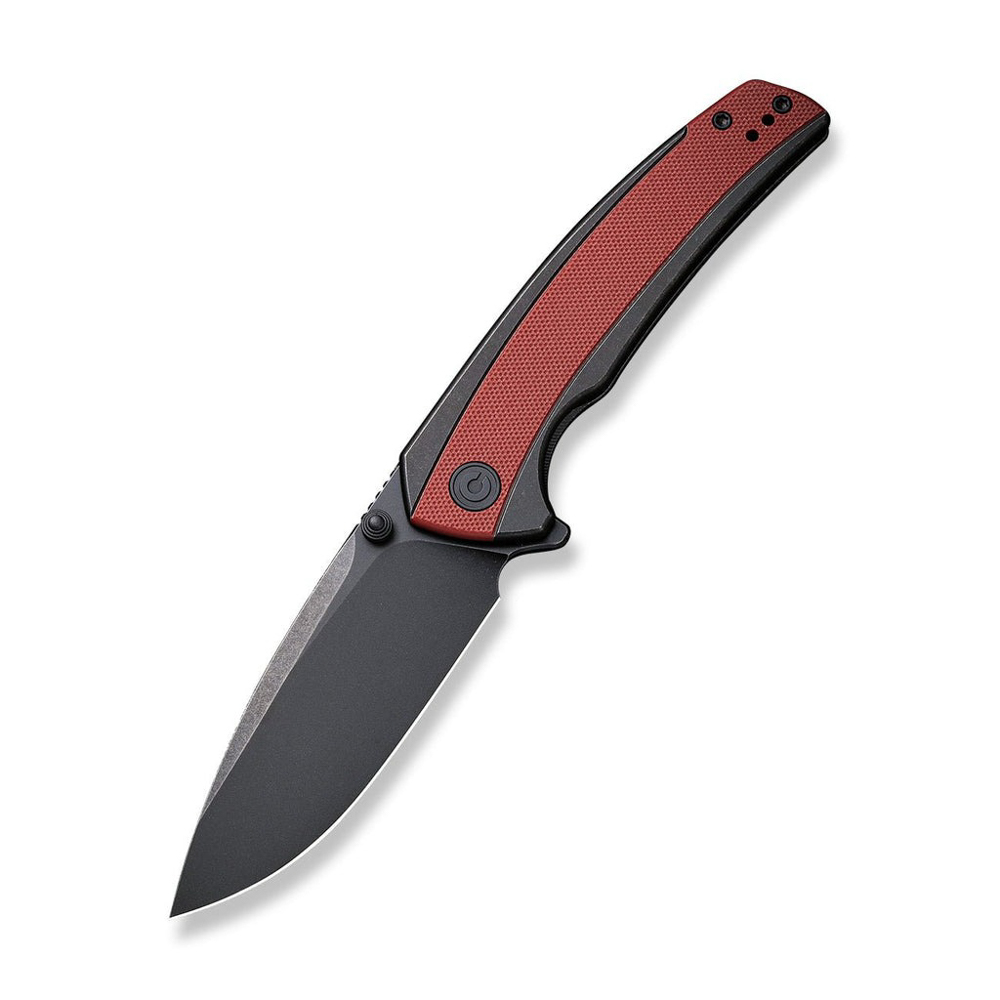 Складной нож CIVIVI Teraxe Nitro-V Stainless Steel With G10 Inlay Black/Burgundy