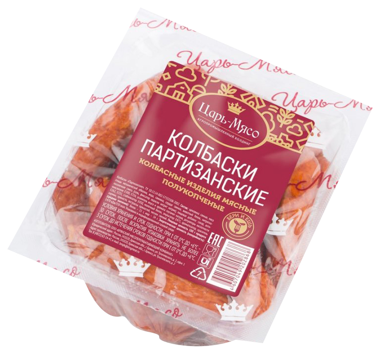 

Колбаски полукопченые Царь-мясо Партизанские
