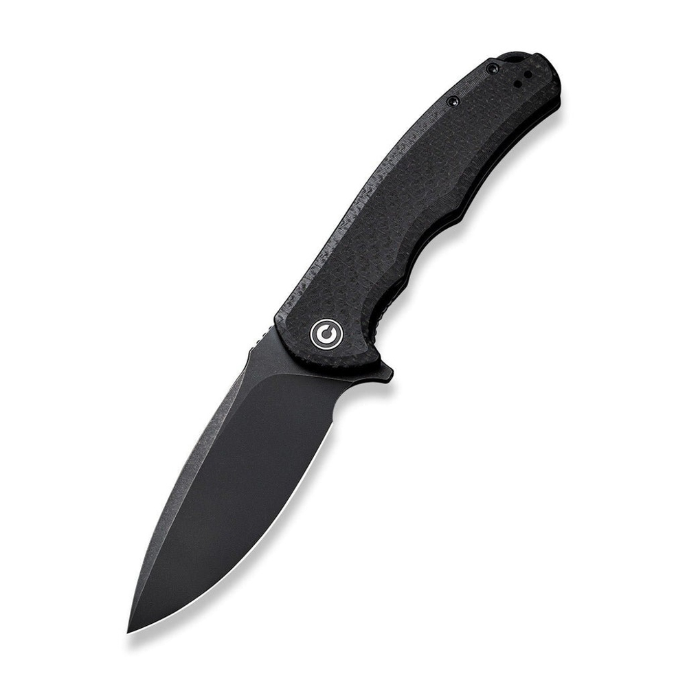 Складной нож CIVIVI Praxis 9Cr18MoV Steel Black Stonewashed Handle G10 Black