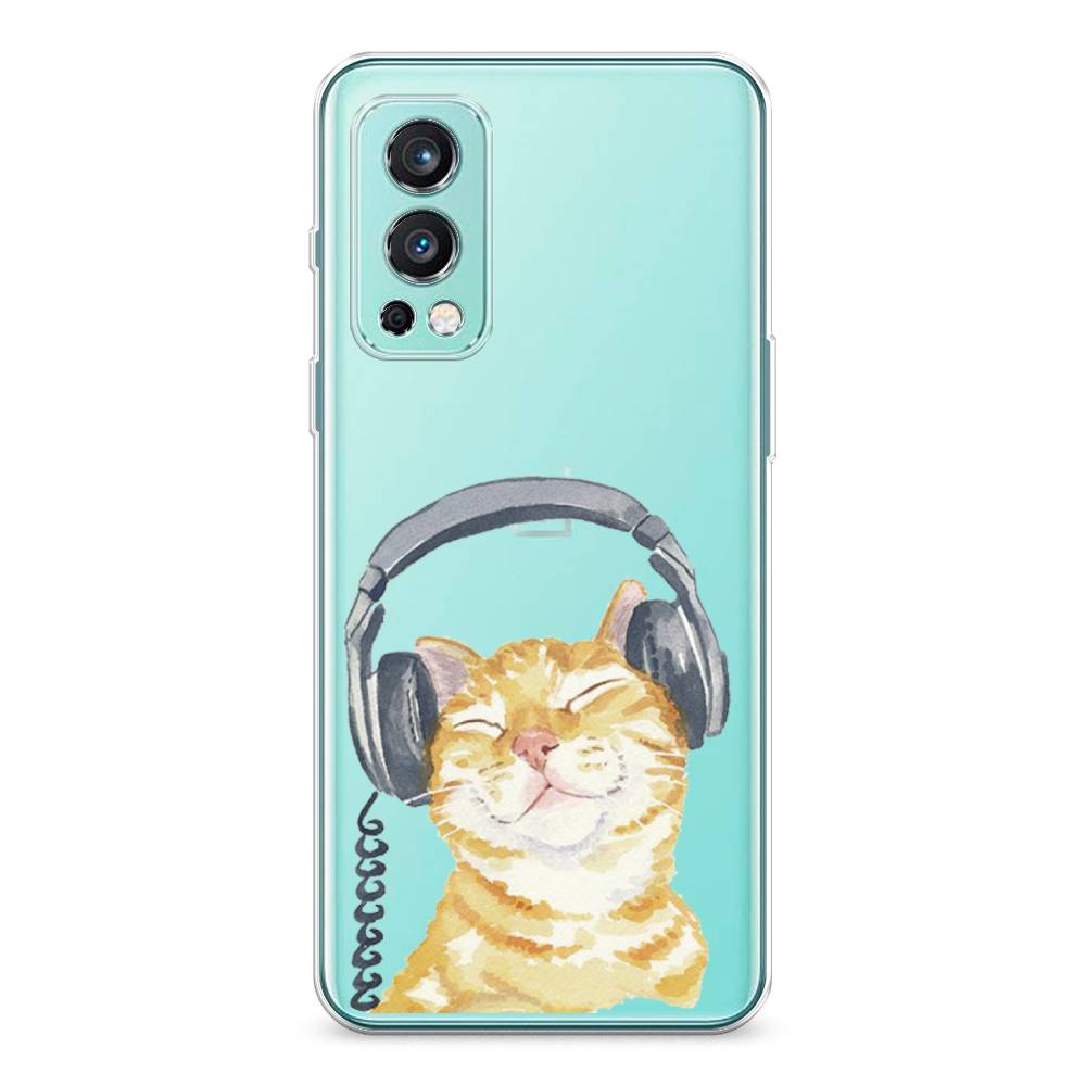 

Чехол Awog "Кот меломан" для OnePlus Nord 2
