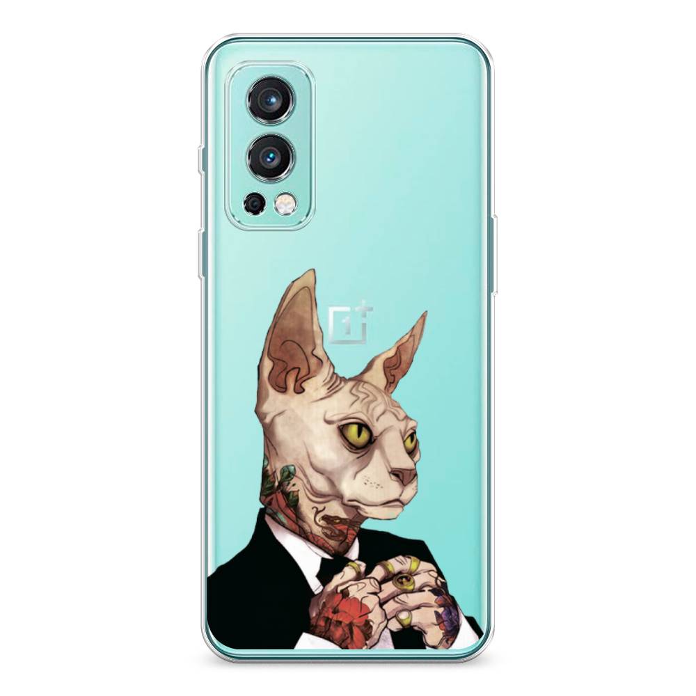 

Чехол Awog на OnePlus Nord 2 / ВанПлас Nord 2 "Татуированный сфинкс", Бежевый;черный;красный, 151750-7