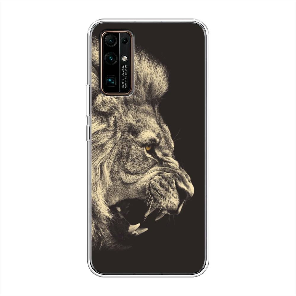 

Чехол Awog на Honor 30 "Львиный рык 2", Бежевый;черный, 612150-1