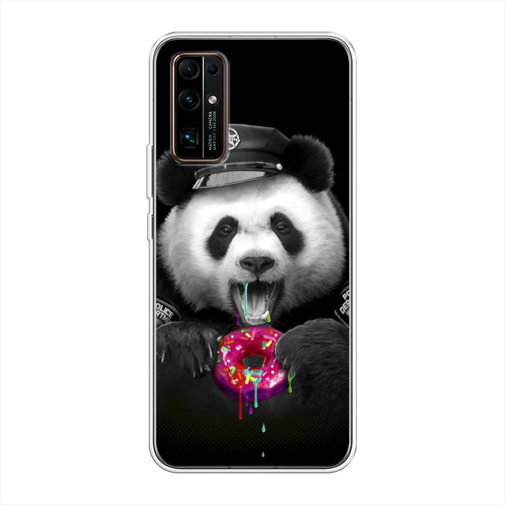 

Чехол Awog на Honor 30 "Панда police", Черный;белый;розовый, 612150-2