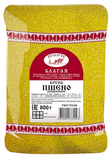 

Крупа пшено Мелькруп 800 г