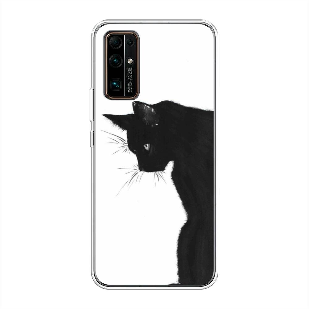 

Чехол Awog на Honor 30 "Black cat", Черный;белый, 612150-1