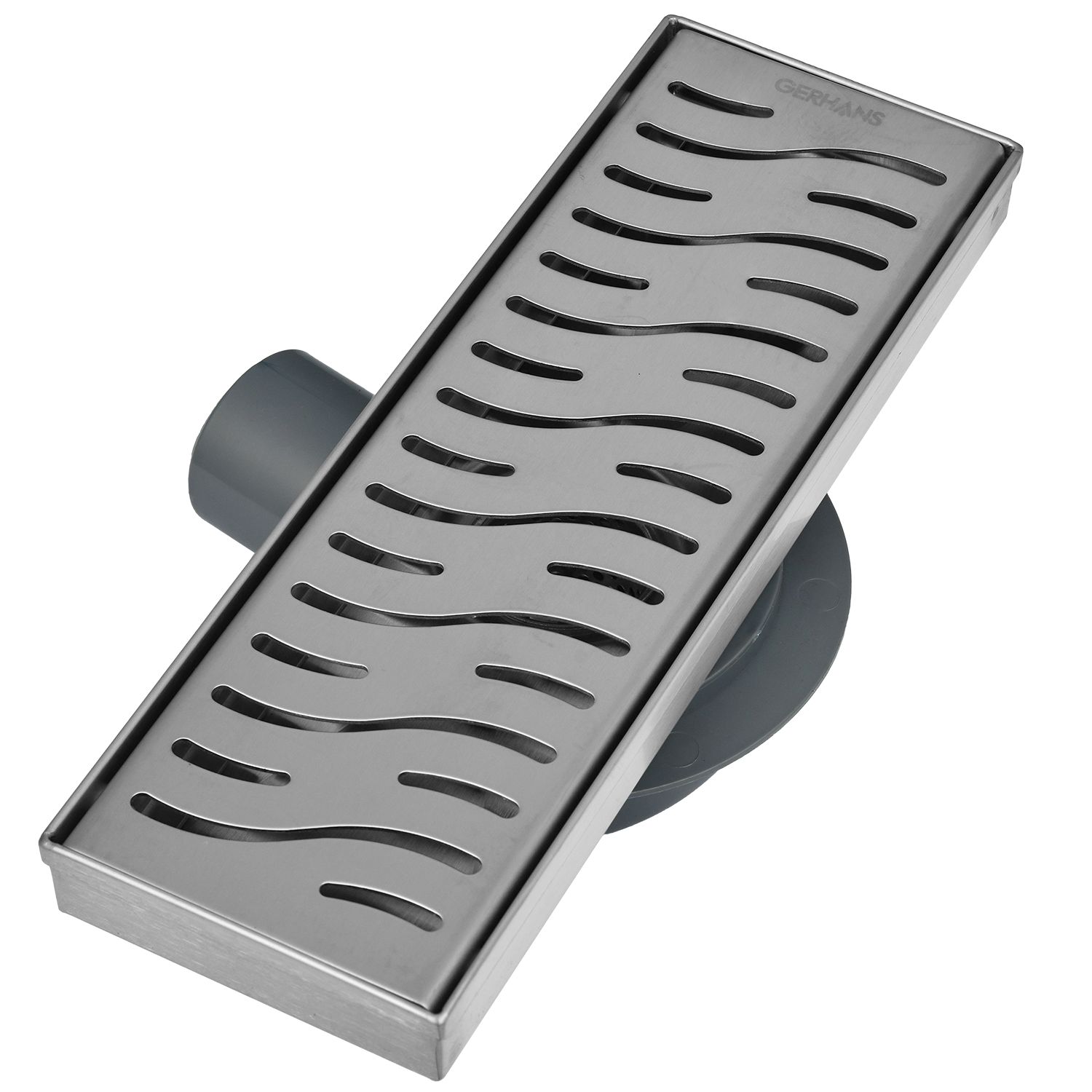 Трап лоток с горизонтальным выходом гидрозатвор 100мм/300, GERHANS (K80410-30)