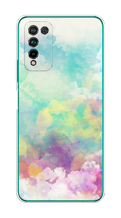 

Чехол на Honor 10X Lite "Воздушное небо", Белый;голубой;розовый;желтый, 6104650-1